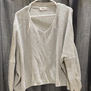 Carly Jean oversized Gray Women's Sweater